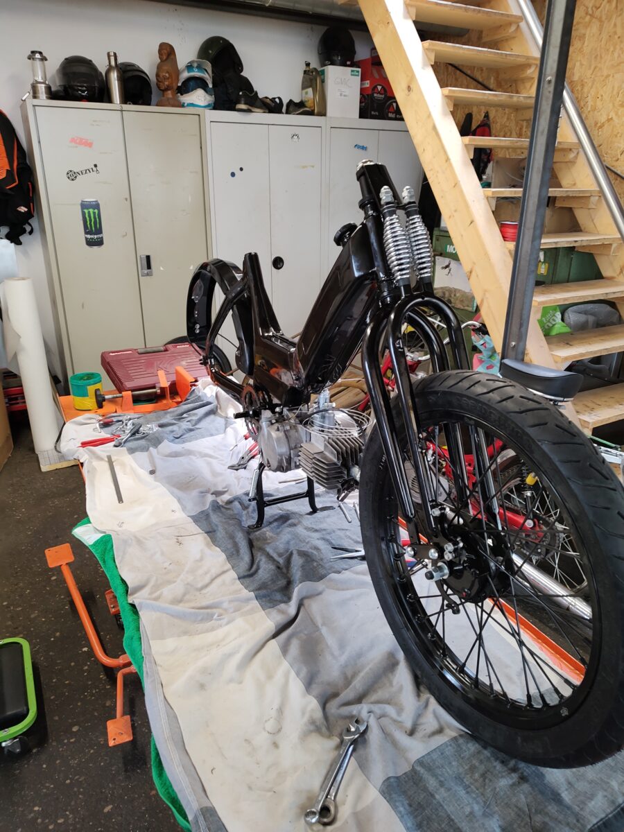 Projekt Springergabel | Puch Maxi N